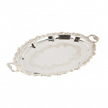 Поднос 56x43см.Royal Family серебряный
