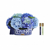 Ароматизированный букет 38см."Hydrangeas" синий Côte Noire