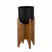 Чаша декоративная большая (черный/золото)