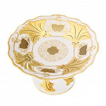 Ваза для фруктов н/н 25см."Симфония золотая-Ютта"