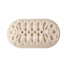 Форма для выпечки овальная 26х14,5см."Magic Baking" кремовая