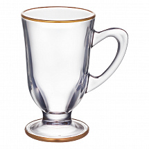 Набор для чая 200мл.6шт. Yagmur золотой