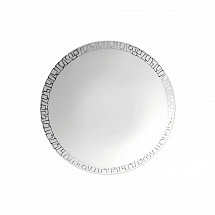 Тарелка глубокая 24см."TAC" платина