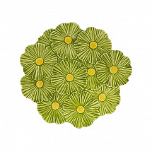 Блюдо Bordallo Pinheiro "Maria Flor", 37х35 см, зеленое