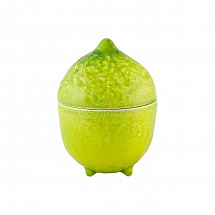 Сахарница Bordallo Pinheiro "Лимон", 16 см, 1,1 л, желтая