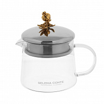 Чайник заварочный 800мл."Grazia" золотой