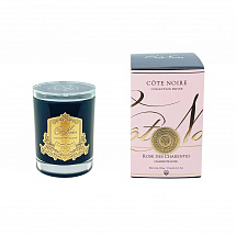 Свеча 185гр.60ч."Charente Rose" черная с золотом Côte Noire