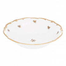 Салатник круглый 25см."Роза золотая"