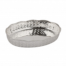 Блюдо 35x20см. Royal Family серебреное