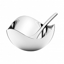 Солонка с ложкой 7см."Bloom" Georg Jensen