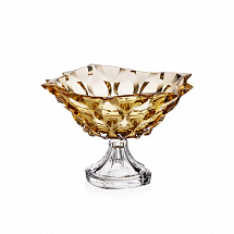Ваза для фруктов н/н 30,5см."Samba" янтарная