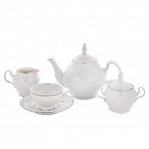 Сервиз чайный 205мл на 6перс.15пред."Бернадот Платина 2021" Bernadotte