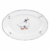 Блюдо овальное 39см."Констанция Гуси" Thun