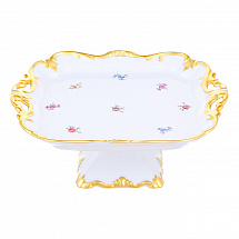 Блюдо квадратное н/н 21см."Мейсенский цветок"