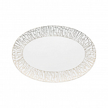 Блюдо овальное 38см."TAC" золотое Rosenthal