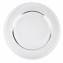 Блюдо сервировочное 32см."Gocciolina" прозрачное
