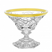 Ваза для конфет н/н 18см."Роза Голд"