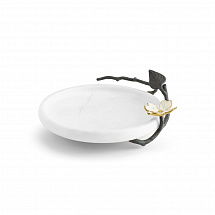 Уценка.Блюдо Michael Aram "Dogwood", 15 см, мрамор