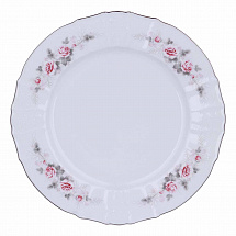 Блюдо круглое 30см."Роза серая платина 5396021" Bernadotte