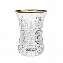 Набор для чая 200мл.6шт."Хрусталь с Золотом Армуда"