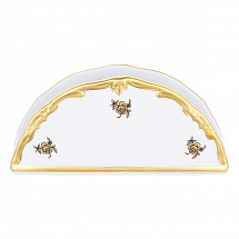 Салфетница 17см."Роза золотая"