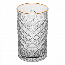 Набор стаканов 280мл.6шт."332-3/00" золотой ободок