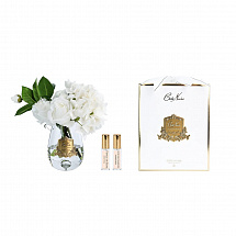 Ароматизированный букет "Tea Rose & Hydrangeas" белый Côte Noire