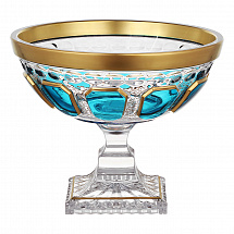 Ваза для конфет н/н 21см."Антик Бирюза"