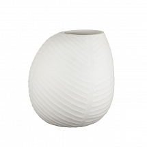 Ваза для цветов 30см. белая