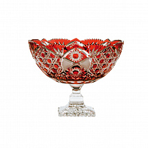 Ваза для фруктов н/н 26см."Florence" рубин