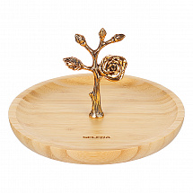 Блюдо сервировочное 20см."Grazia" золотое