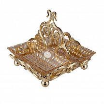 Менажница без цветка 2 отд."Розаперла" 17x8.5см.