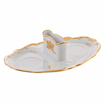 Подставка для специй 20см."Кленовый лист белый"