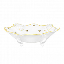 Сухарница 31см."Роза золотая"