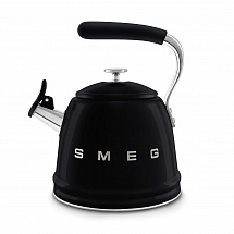 Чайник со свистком "Smeg", 2,3 л, черный