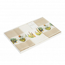 Салфетки 3шт.45х70см."OLIVE SET1" беж/крем/беж Maison Dor