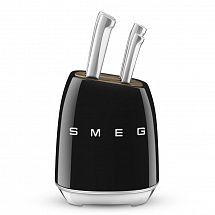 Комплект ножей "Smeg", 7 предметов, черный