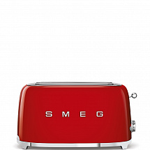 Тостер на 2 ломтика "Smeg", красный, 950 Вт