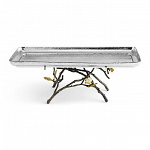 Блюдо на ножке Michael Aram "Butterfly Ginkgo", прямоугольное, 46х20 см