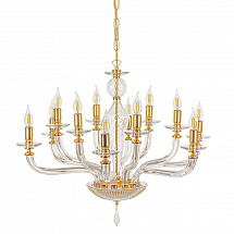 Люстра 12рожк.85см."Villa" прозрачный