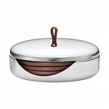 Набор подставок 12см.5предм."Sky" кожа Georg Jensen