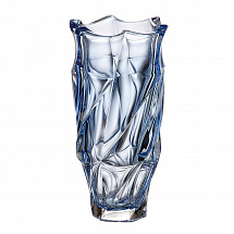 Ваза для цветов 30см."Flamenco" синяя