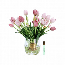 Ароматизированный букет "Heritage Tulips" розовый Côte Noire