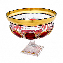 Ваза для фруктов н/н 30см."Антик Рубин"