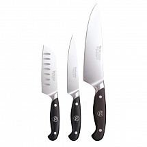 Набор кухонных ножей 3предм."Professional" черный Robert Welch