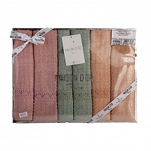 Набор салфеток 6шт.40х60см."Мейсон Дор-AUTENTIK" цветной Maison Dor