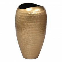 Ваза для цветов 43см."Cali" золотая