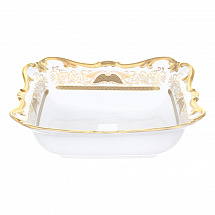 Салатник квадратный 22см."Симфония золотая"