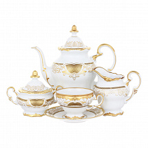 Сервиз кофейный 160мл на 6перс.15пред."Симфония золотая"