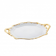 Блюдо овальное с ручками 37см."Престиж"